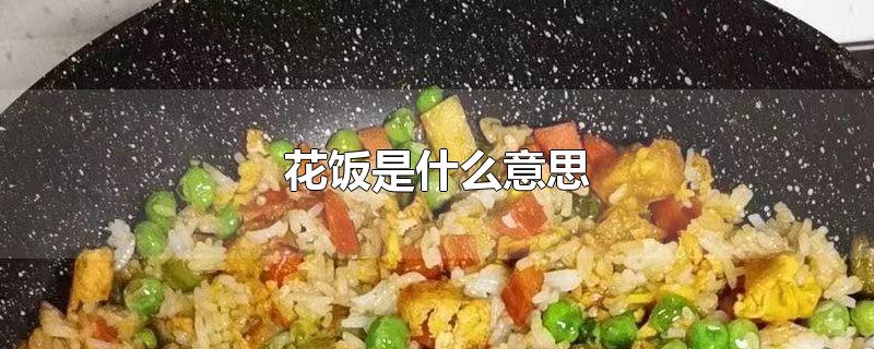 花飯是什么意思